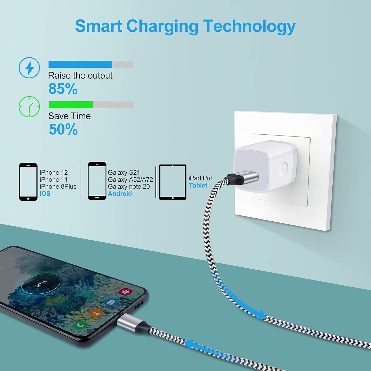 One Port Wall Charger,2 Pack 5V 1A Single Port USB Charging Block Cube Compatible for Iphone 17E Pro Max Air 16E 16 15 14 13 12 11 XR XS Max 8/7/6Se/5S,Samsung S25 Ultra S24 S23 S22 S10,Google,Lg, HTC