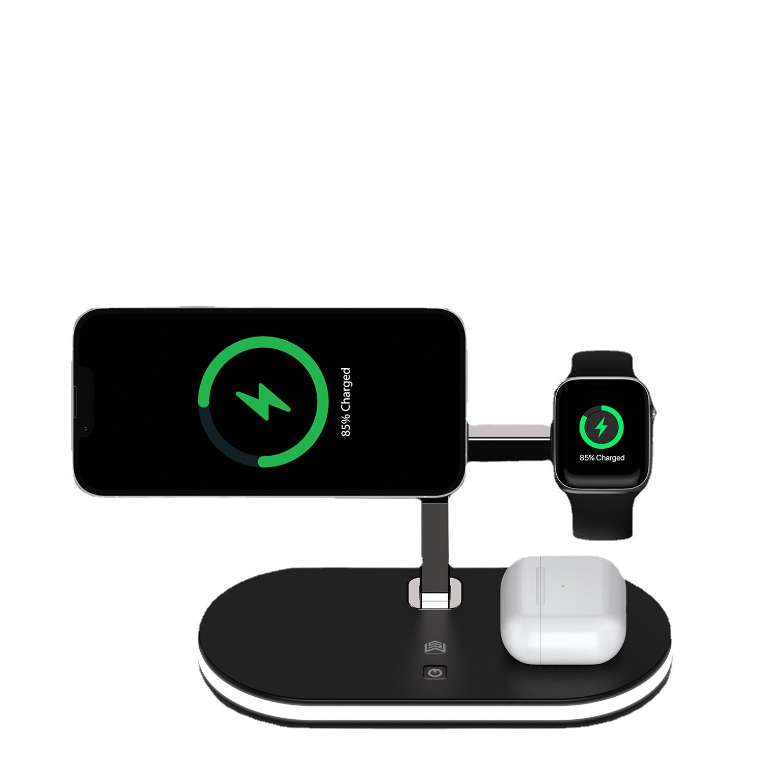 Three-In-One Magnetic Wireless Charger Small Night Lamp Function