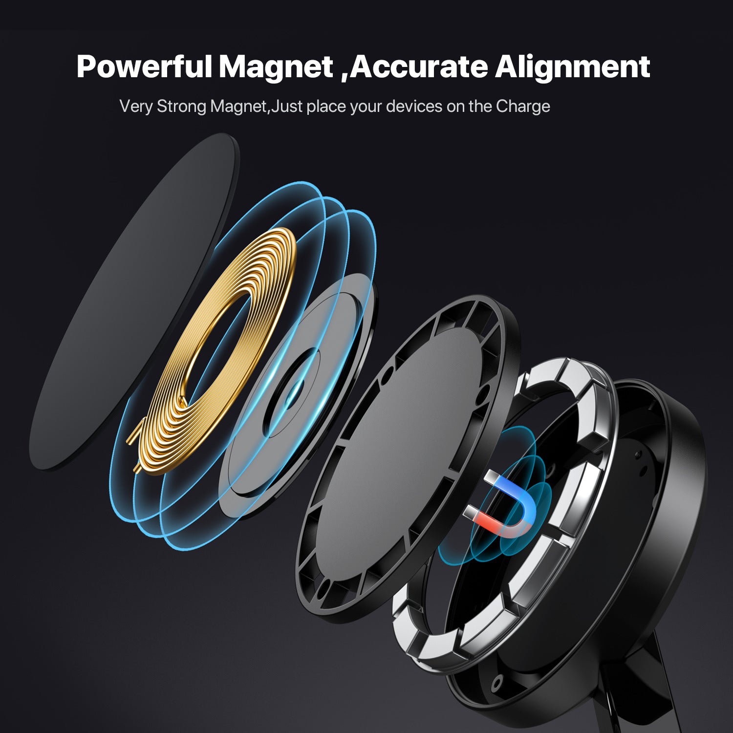Three-In-One Magnetic Wireless Charger Small Night Lamp Function