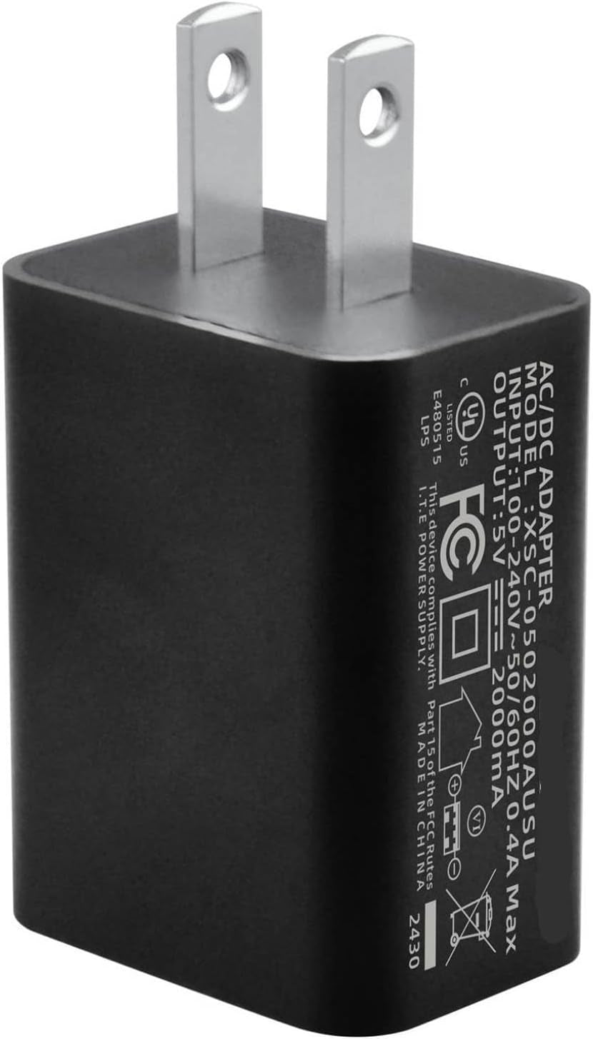 5V 2A USB Wall Power Adapter for Cat Water Fountain Charger Compatible for Witheufy,Veken,Soofpet,Aoogitf,Npet,Homtyler, Wonder,Petlibro,Cat Care,Rellaty,Aonboy,Eufy Pet Water Fountain
