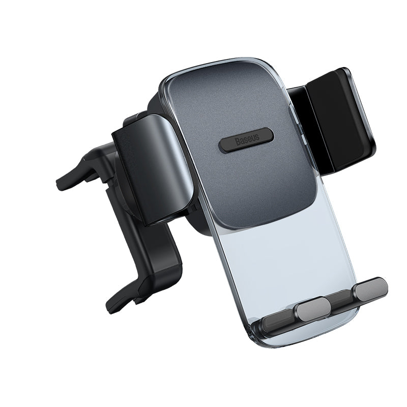 Tri Charge Co car phone mount air vent holder for secure smartphone positioning while driving.