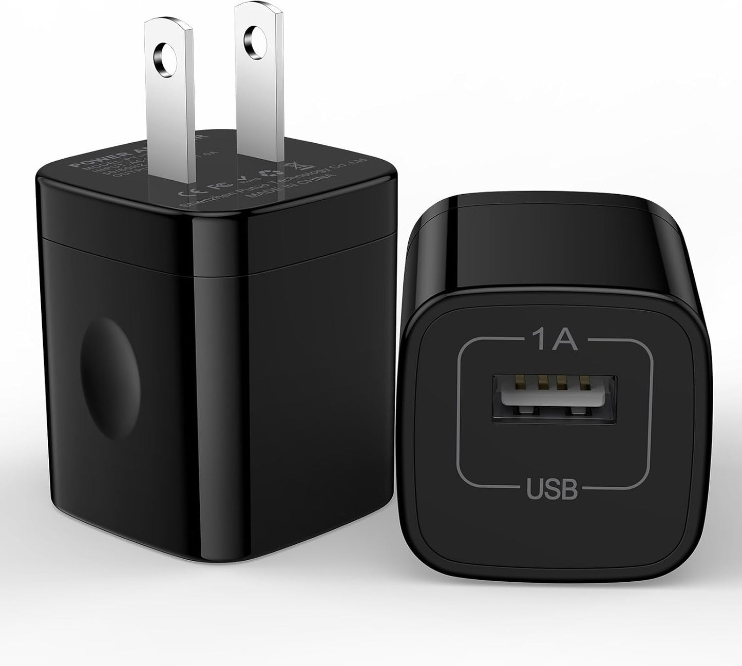 USB Charger Block,5V 1A Power Adapter Fast Charging Cube Box Single Port Android Phone USB Plug Adapter for Wall Outlet for Iphone 17E 17 16 Pro Max/16 Plus/16/15,Samsung Galaxy S26/S25 Ultra/S24/S23