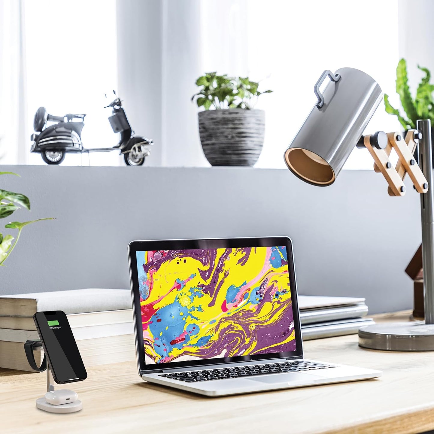3-In-1 Wireless Charging Stand, IACQ295W