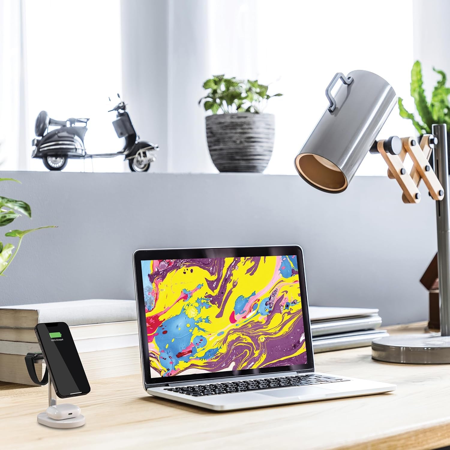 3-In-1 Wireless Charging Stand, IACQ295W