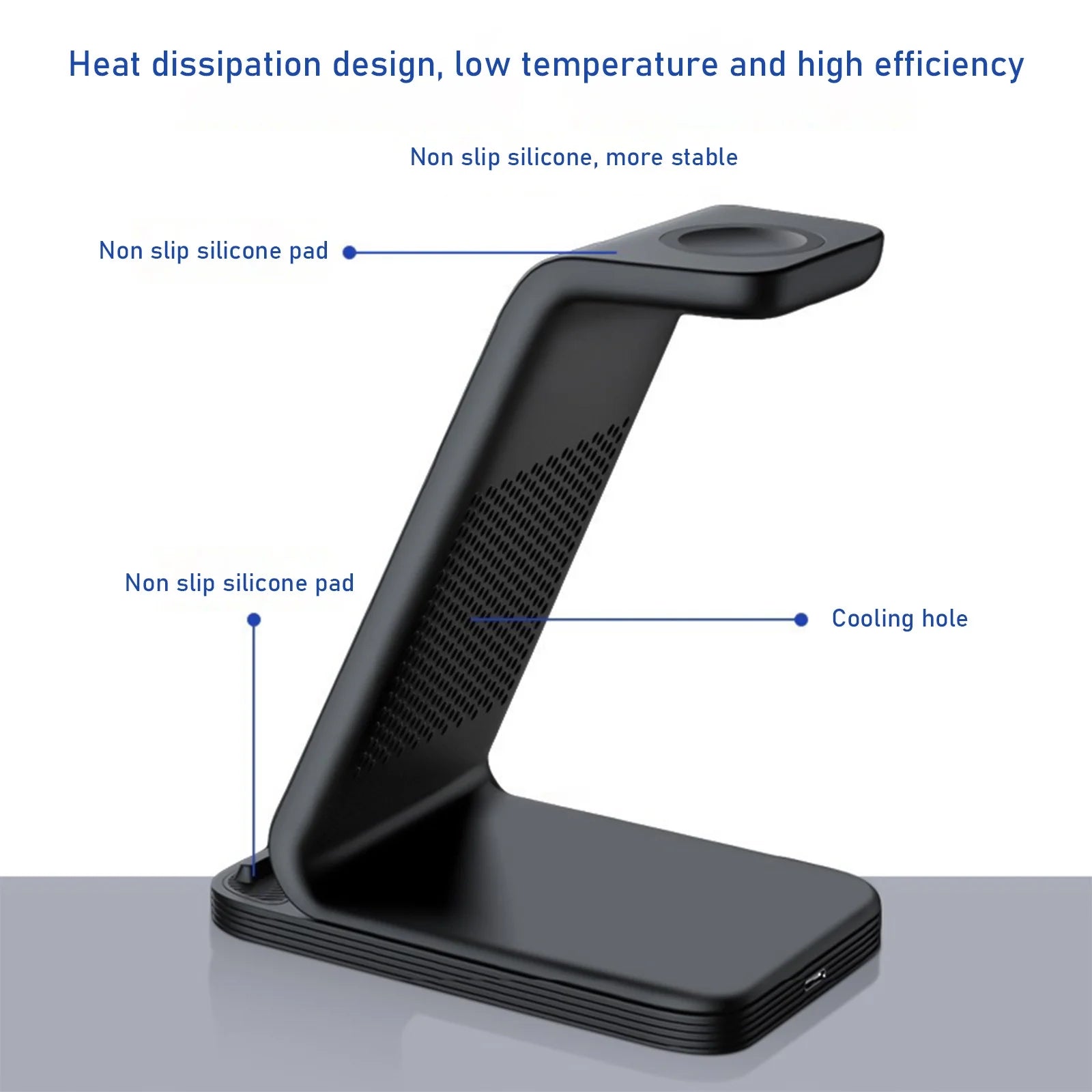 Wireless Charging Station,Charger Station,Charging Stand,Charging Stations for Multiple Devices at Once,Desk Magnetic Fast Charger for Watch Phone